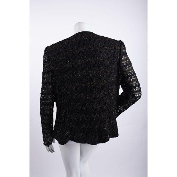 Vintage Evening Formal Knit Cardigan Button Up - Picture 3 of 6